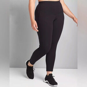 Livi Lane Bryant Active Black Leggings Workout Yoga 22/24